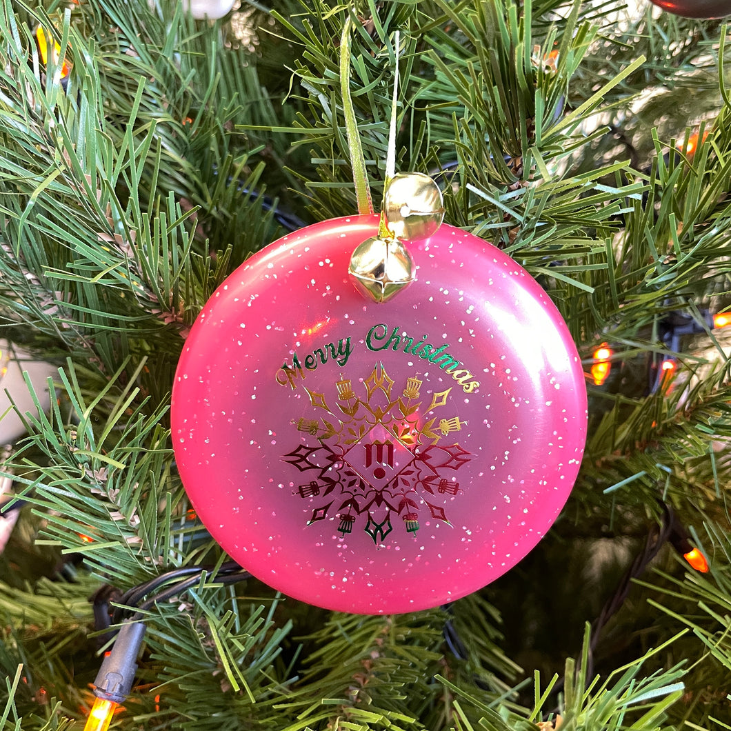 #41 Disc Golf Mini Marker Christmas ornament