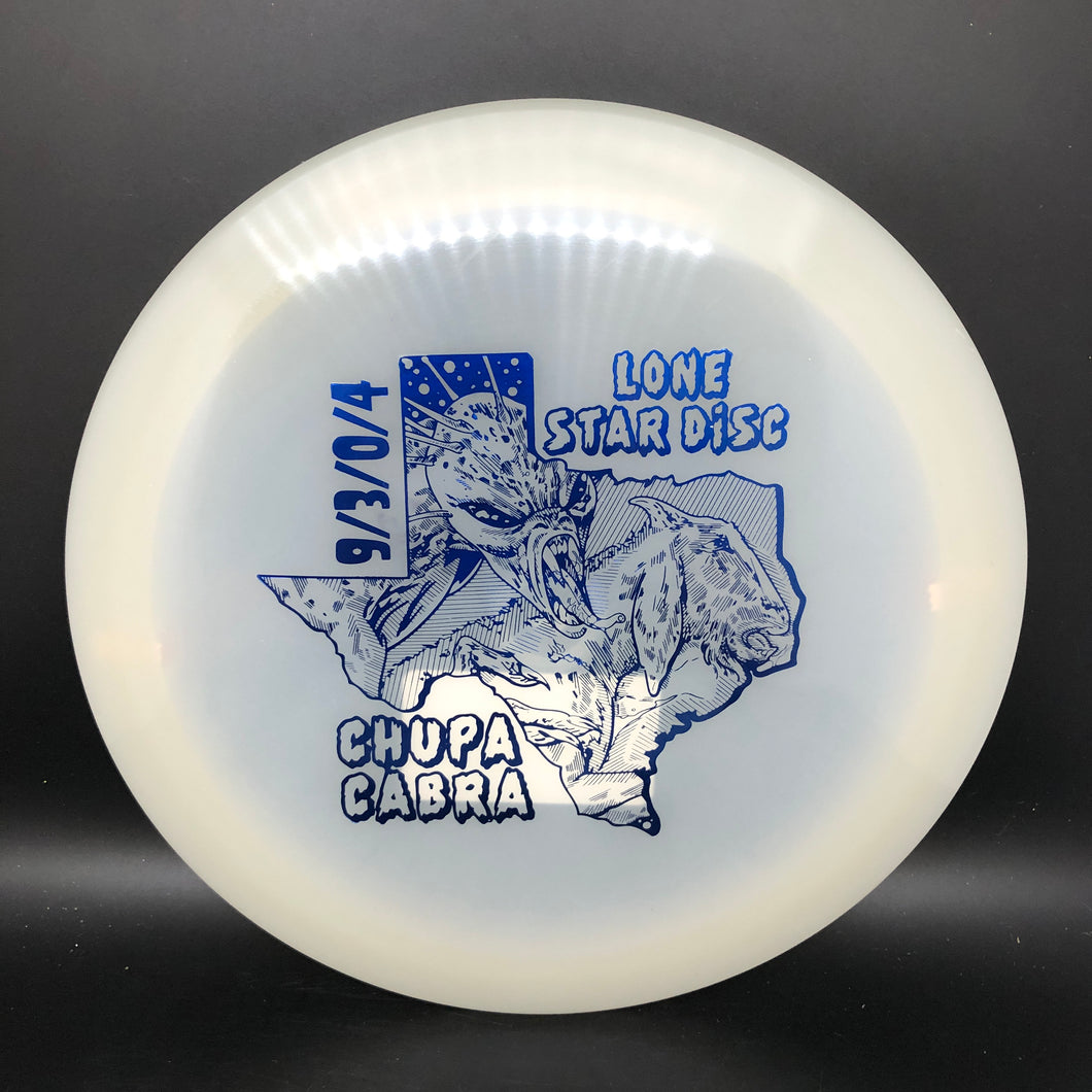 Lone Star Alpha Glow Chupacabra - artist stamp