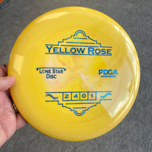 Load image into Gallery viewer, Lone Star Alpha Yellow Rose - mission stamp
