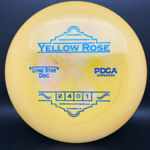 Load image into Gallery viewer, Lone Star Alpha Yellow Rose - mission stamp
