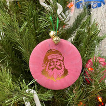 Load image into Gallery viewer, #42 Disc Golf Mini Marker Christmas ornament red Santa
