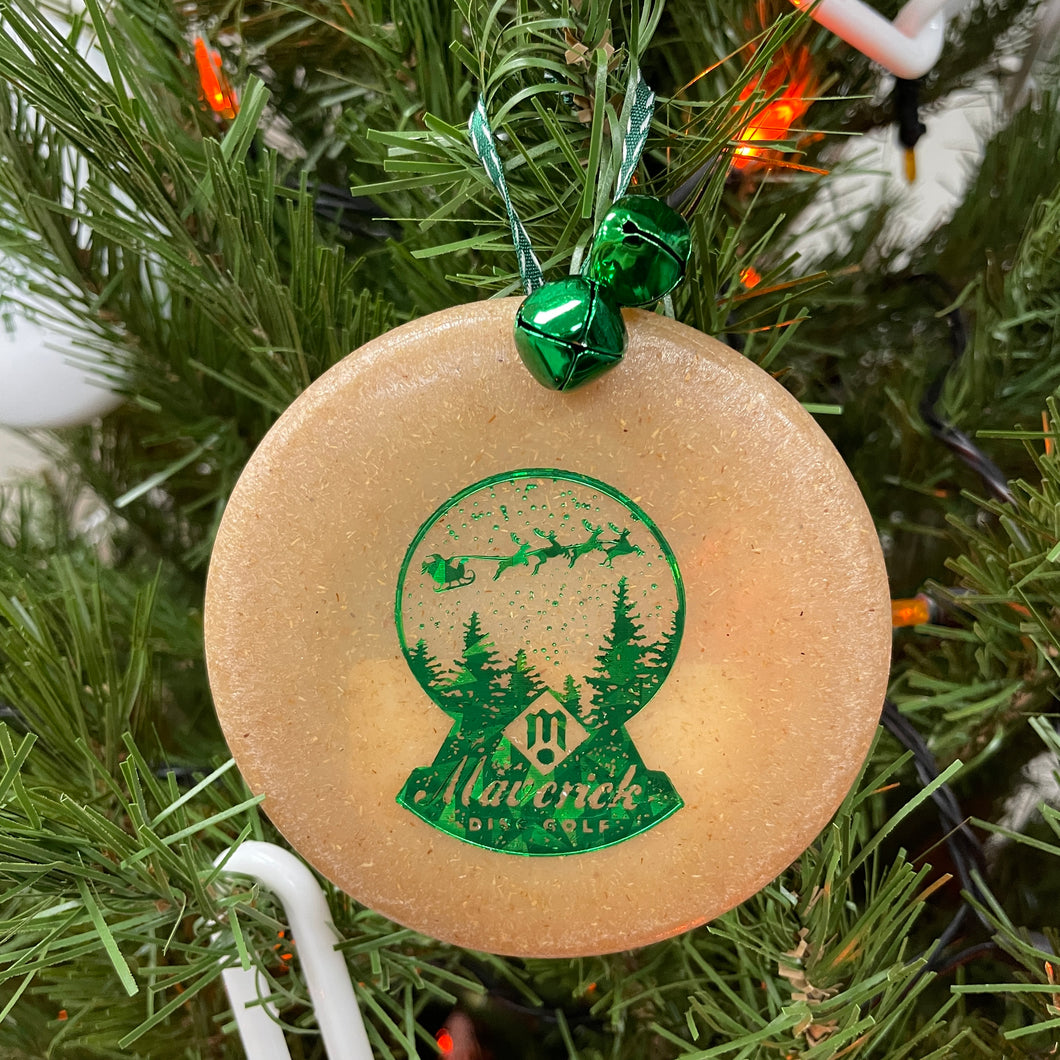 #53 Disc Golf Mini Marker Christmas ornament