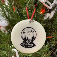 Load image into Gallery viewer, #51 Disc Golf Mini Marker Christmas glow ornament
