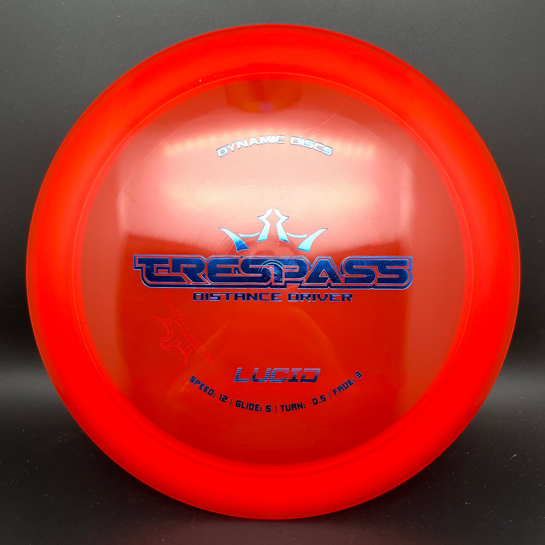 Dynamic Discs Lucid Trespass - stock